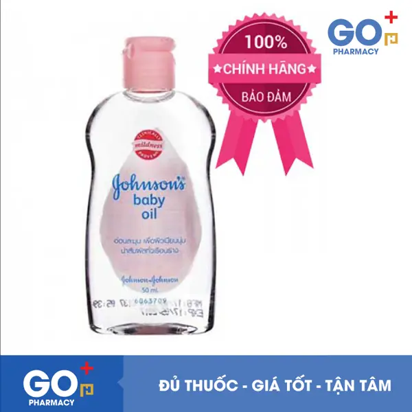 Dầu dưỡng ẩm mát xa Johnson’s baby oil 200ml